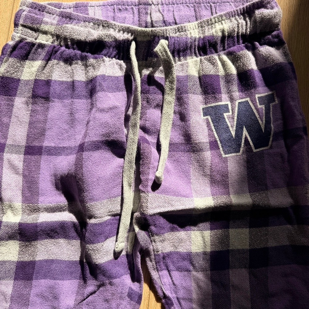 University of Washington Plaid Pajama Pants